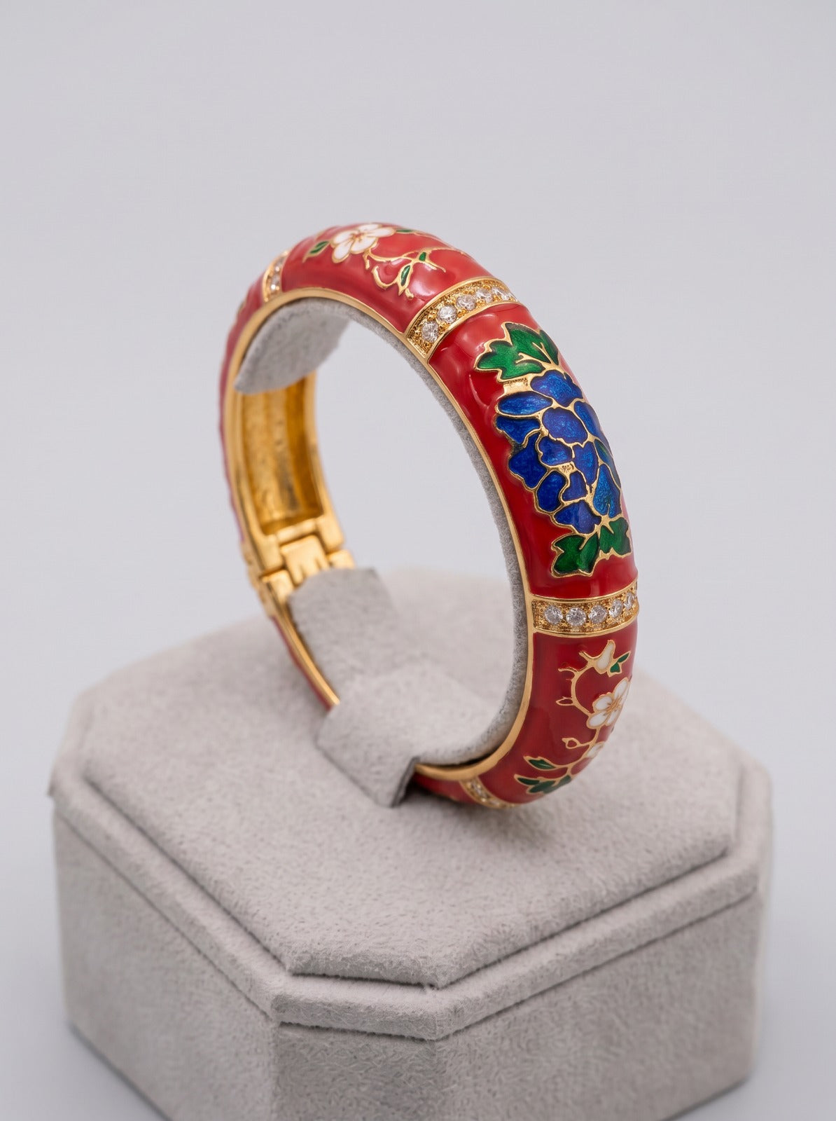Red Cuff Bangle
