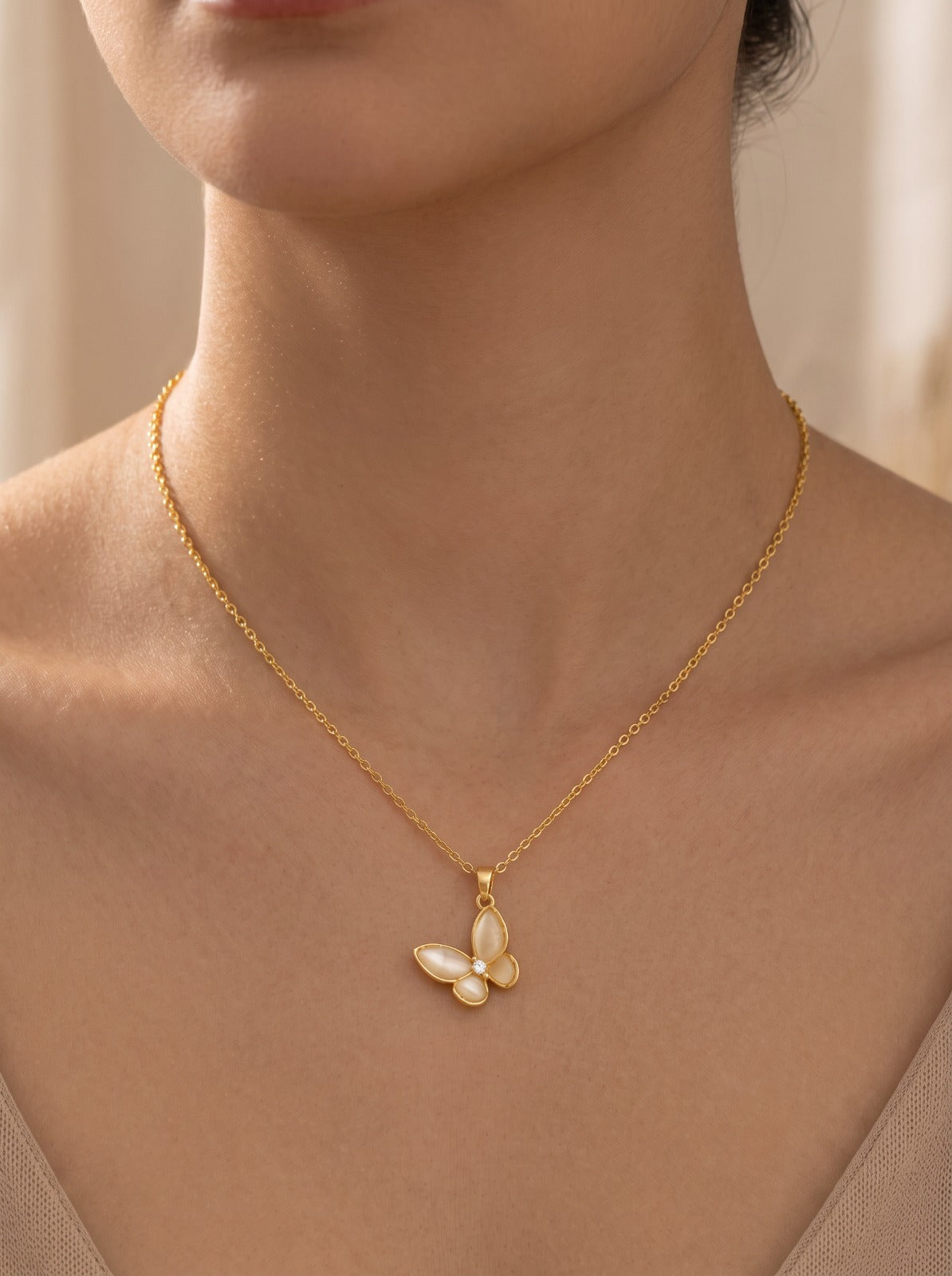 Aura Butterfly Necklace