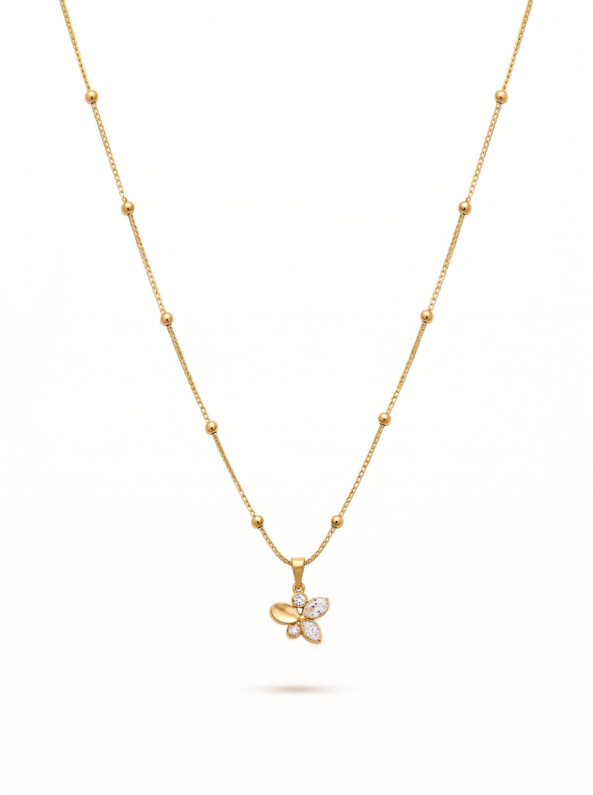 Floral Bead Necklace