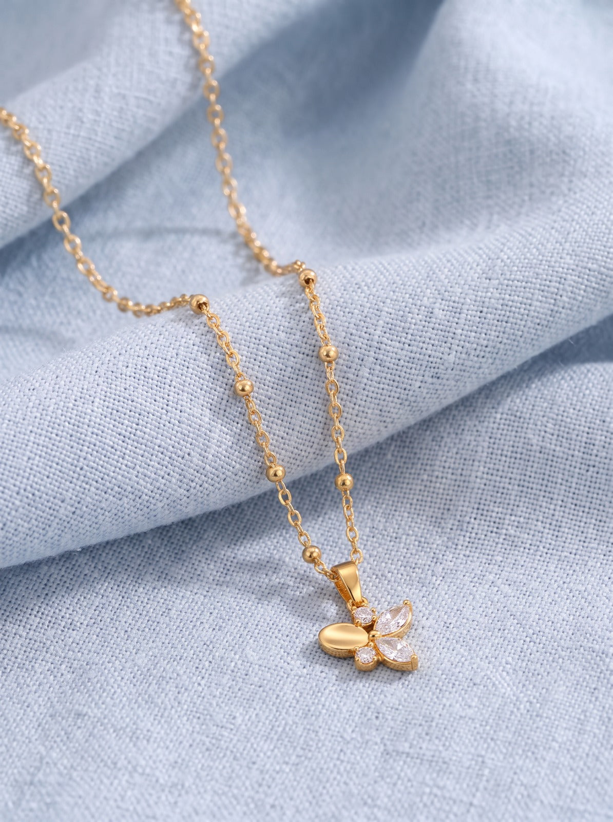 Floral Bead Necklace