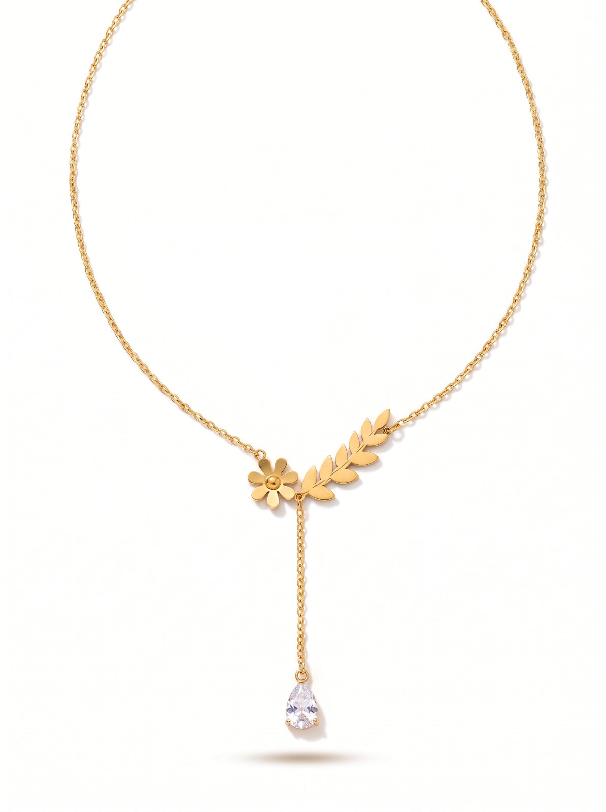 Leaf Charm Necklace
