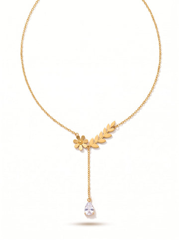 Leaf Charm Necklace