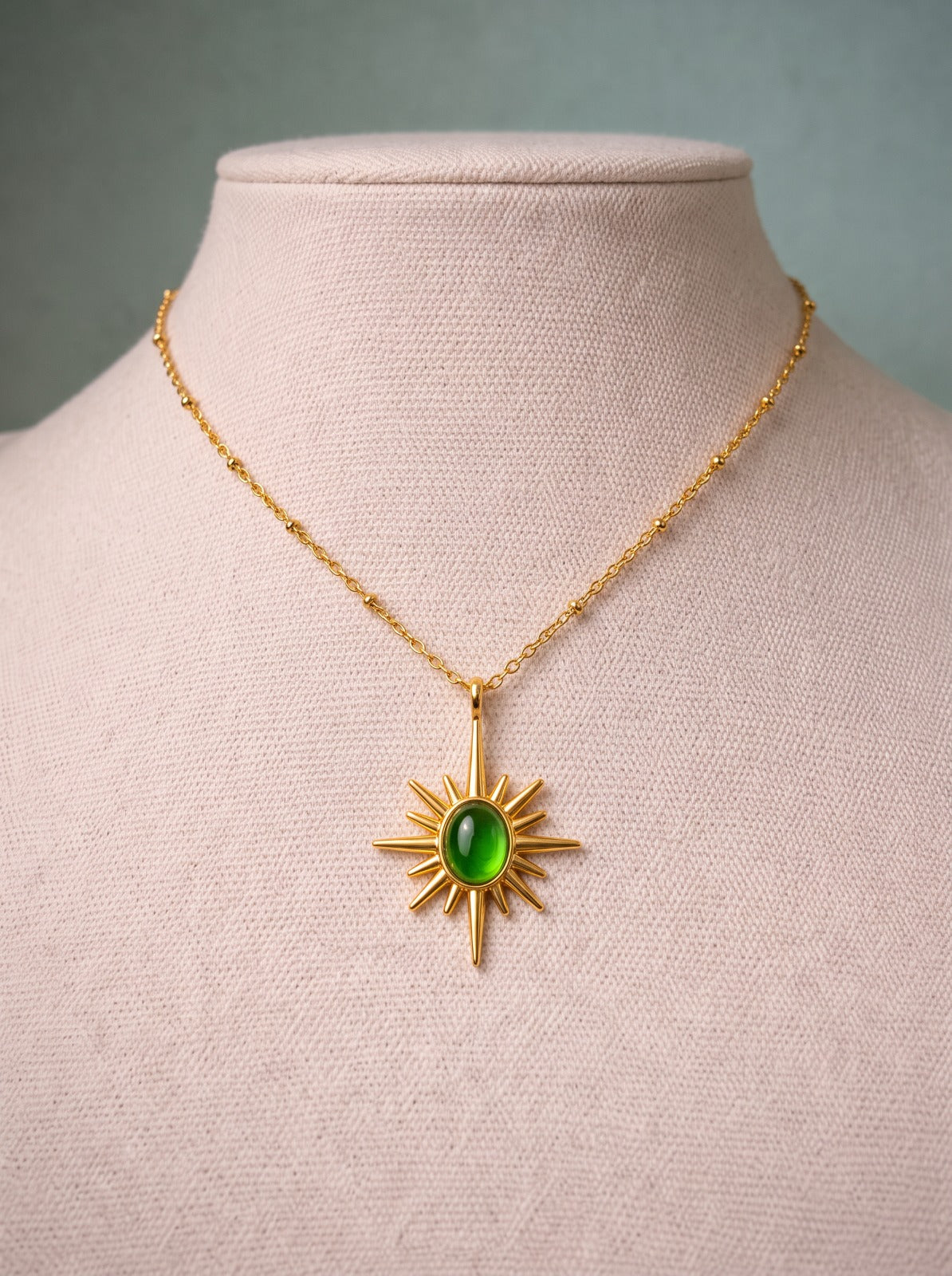 Emerald Sun Necklace
