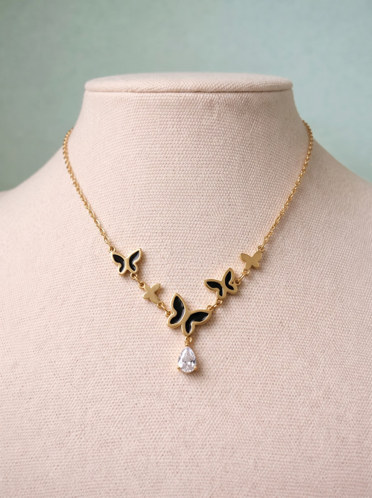 Midnight Butterfly Necklace