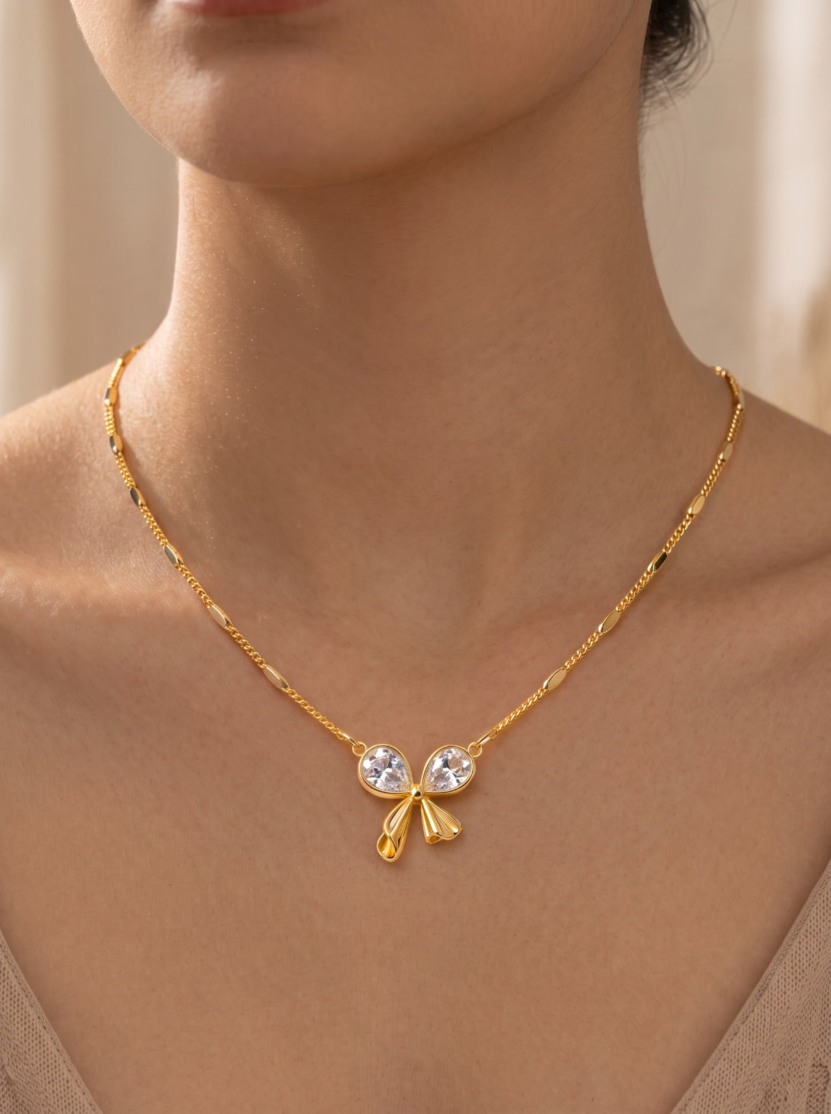 Crystal Wings Necklace