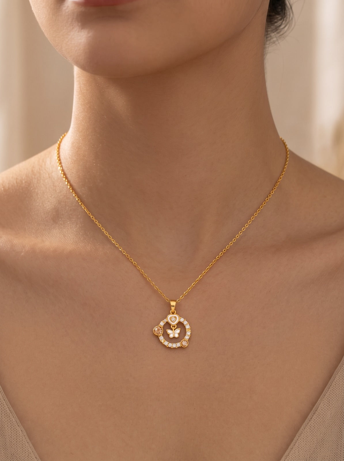 Love Butterfly Necklace