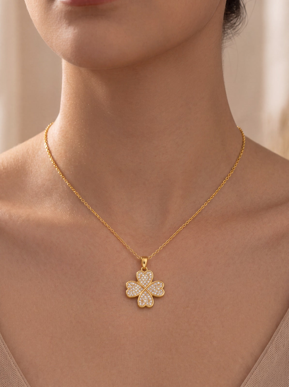 Twisted Flower Necklace
