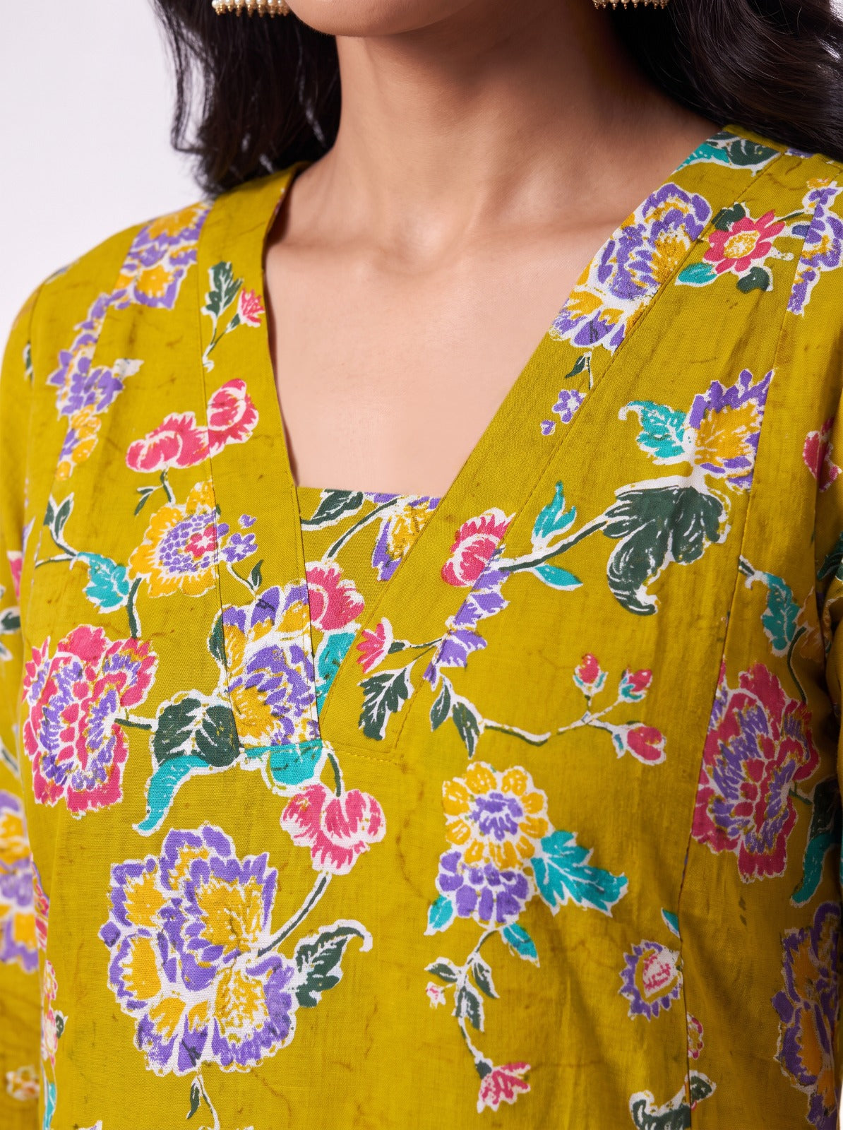 Multicolour Floral Aline 2 Piece Set