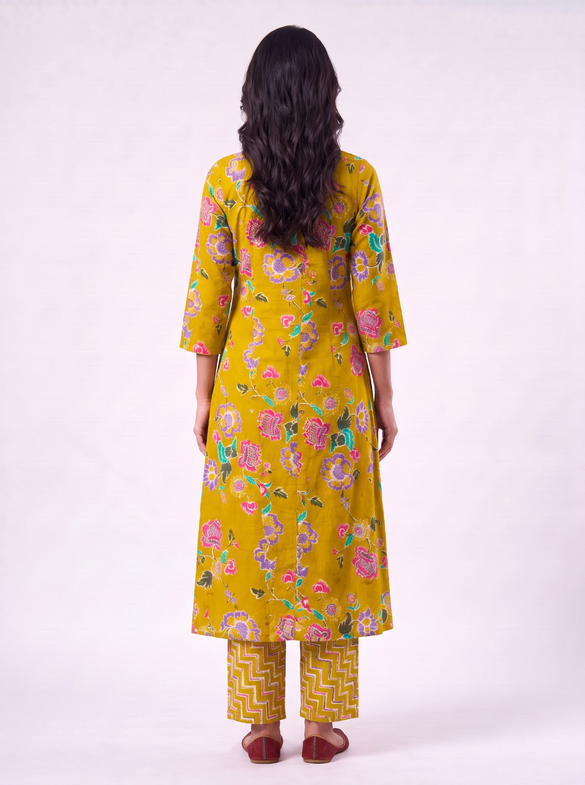 Multicolour Floral Aline 2 Piece Set