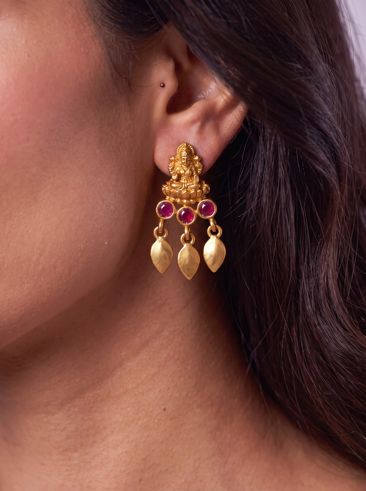 Lakshmi X Elakkathali Choker With Ruby Stone