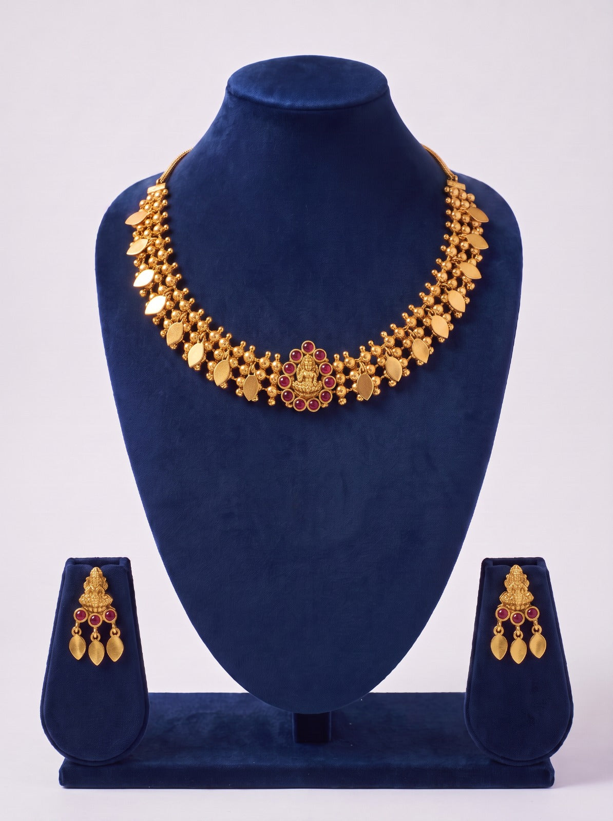 Lakshmi X Elakkathali Choker With Ruby Stone