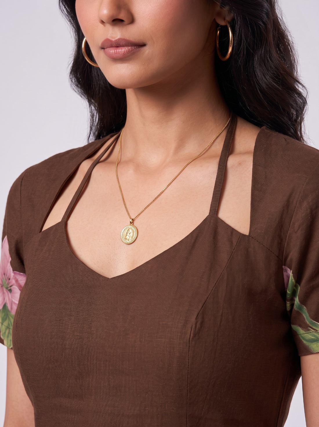 Ananya Brown Tunic Top