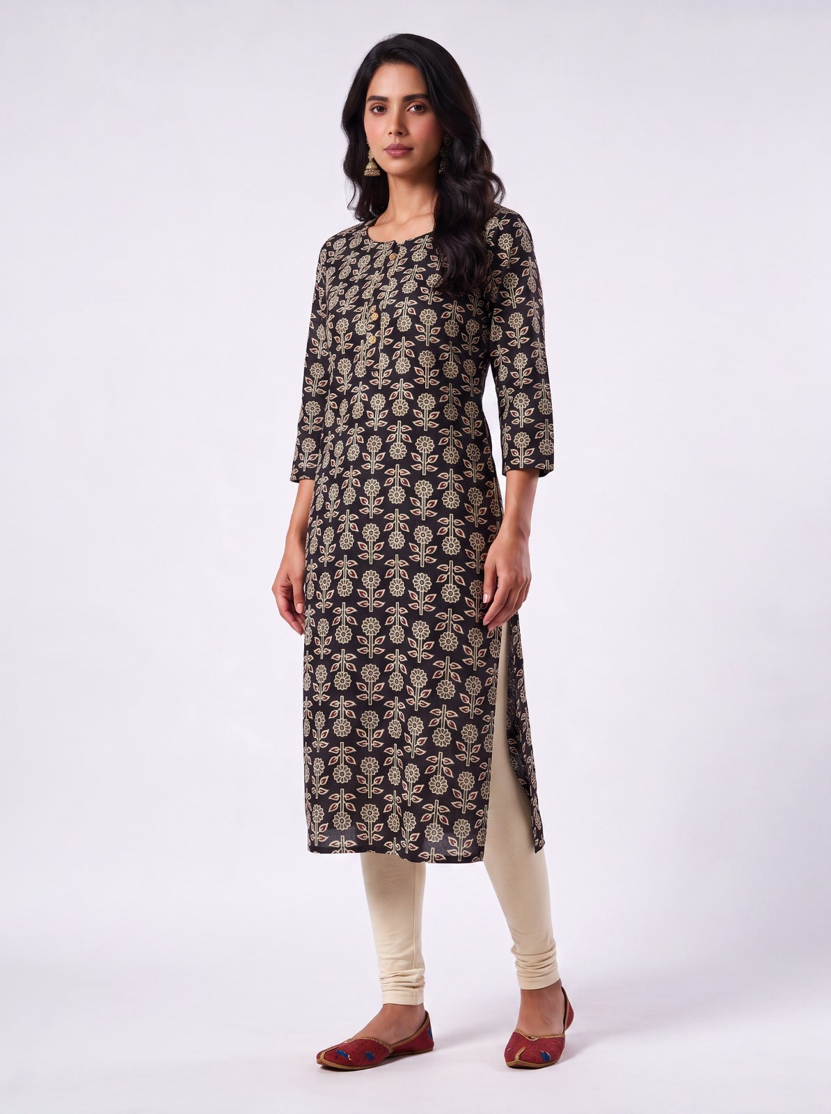 Midnight Bloom Kurta