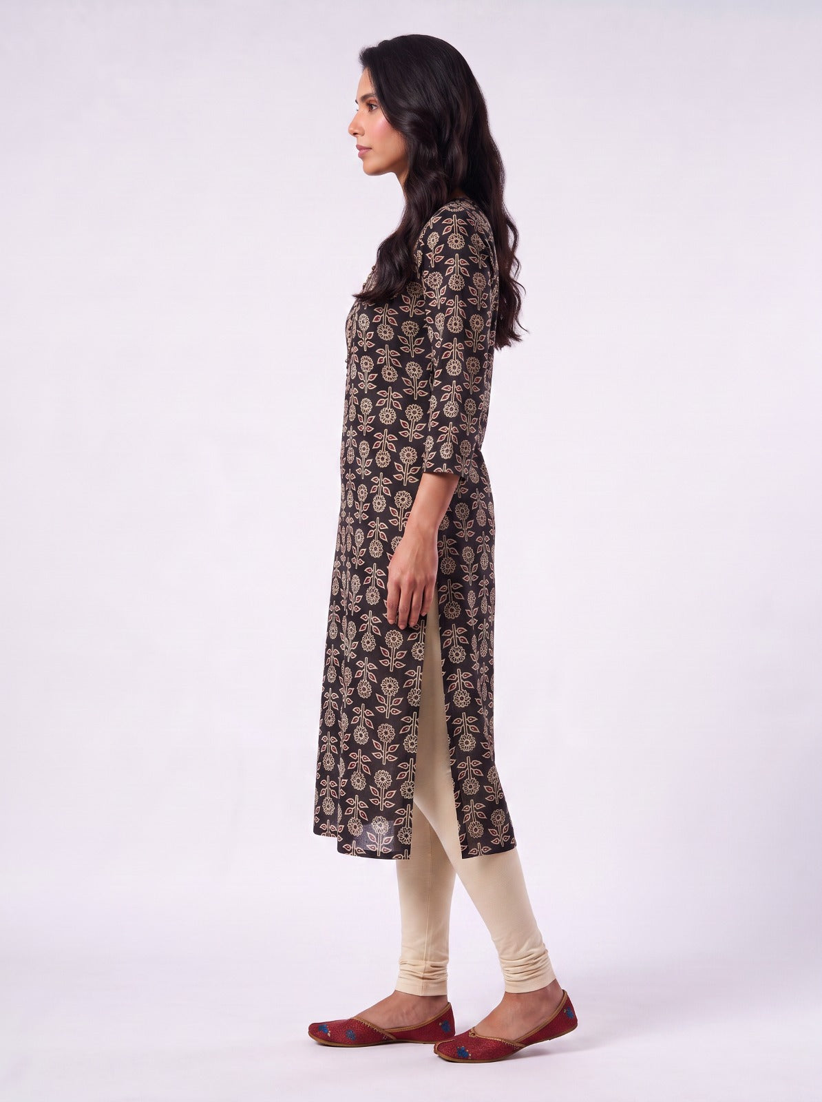Midnight Bloom Kurta