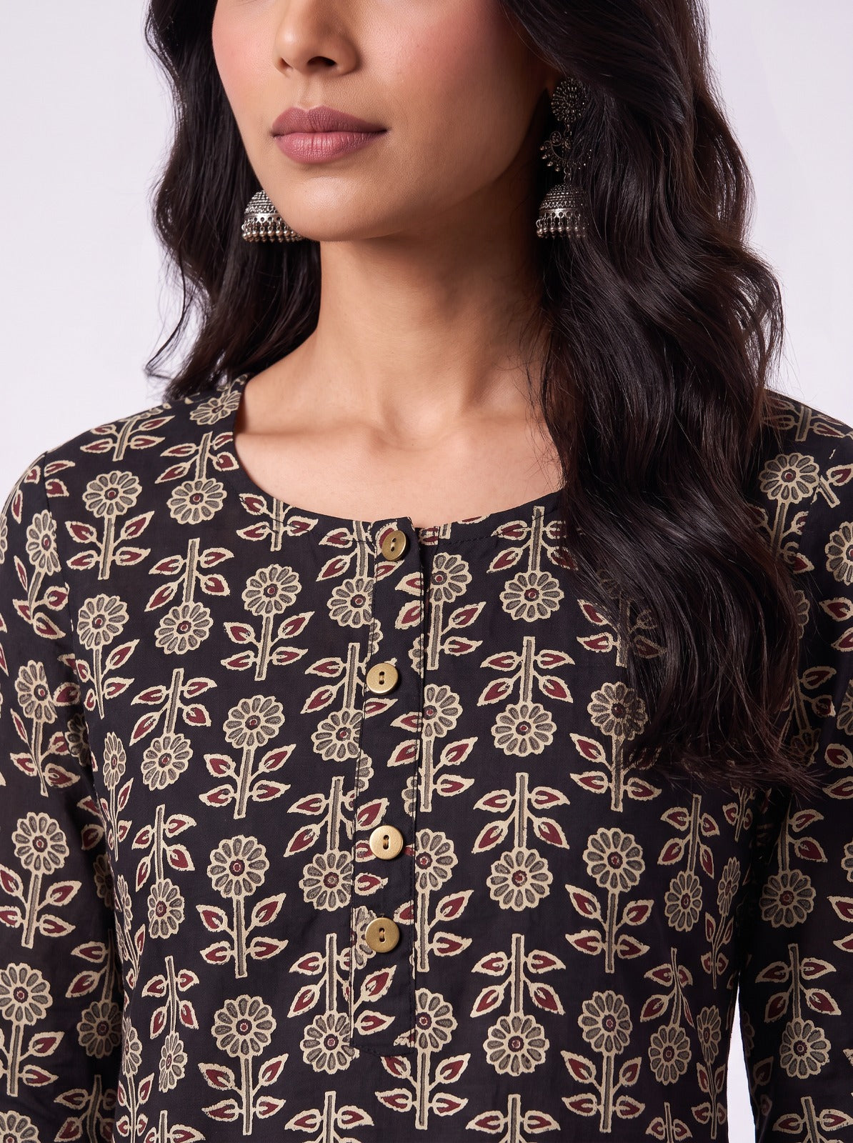 Midnight Bloom Kurta