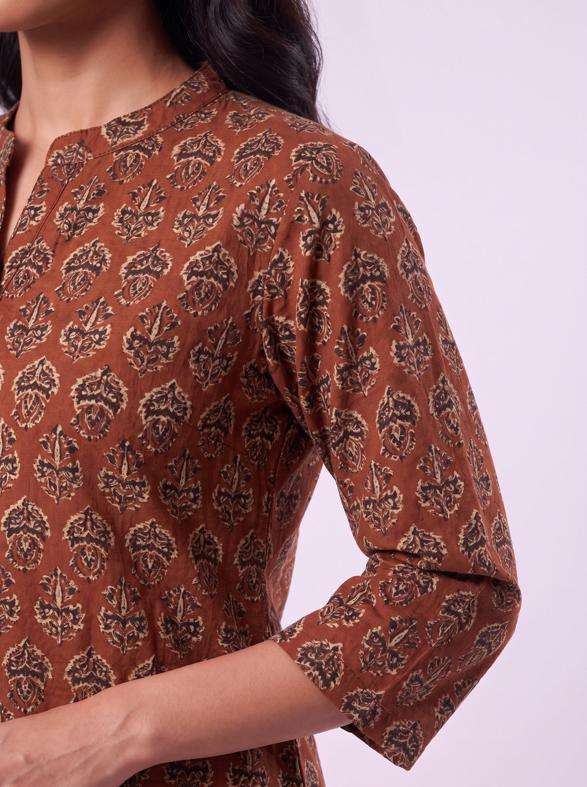 Rustic Maroon Tunic Top