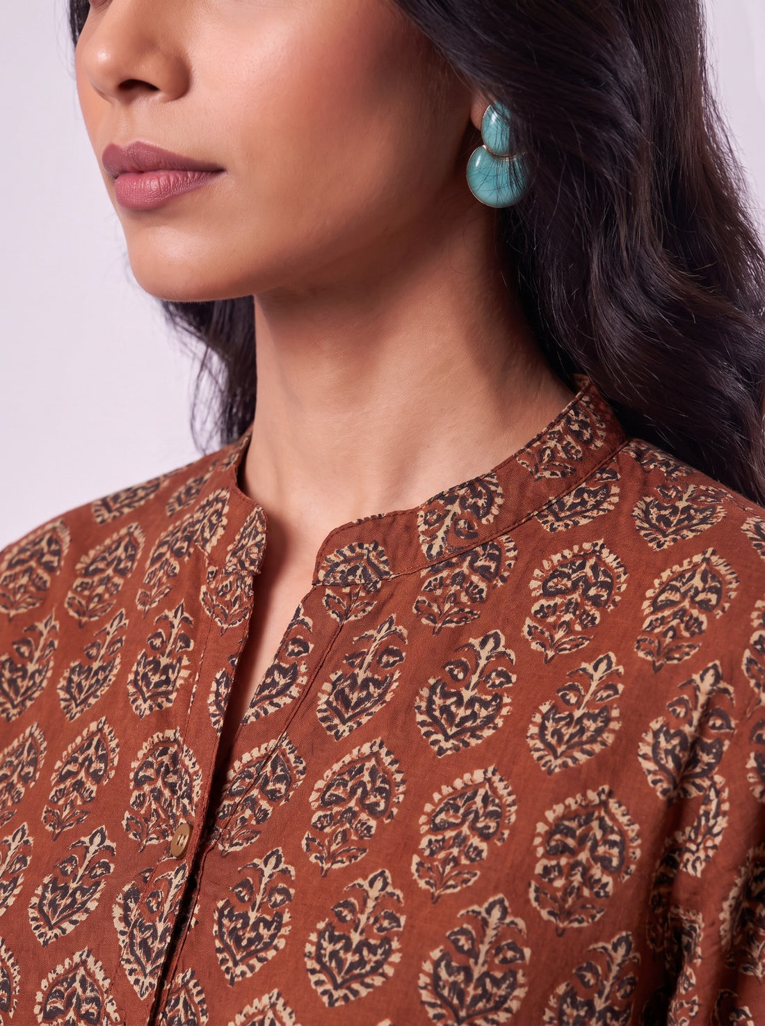Rustic Maroon Tunic Top