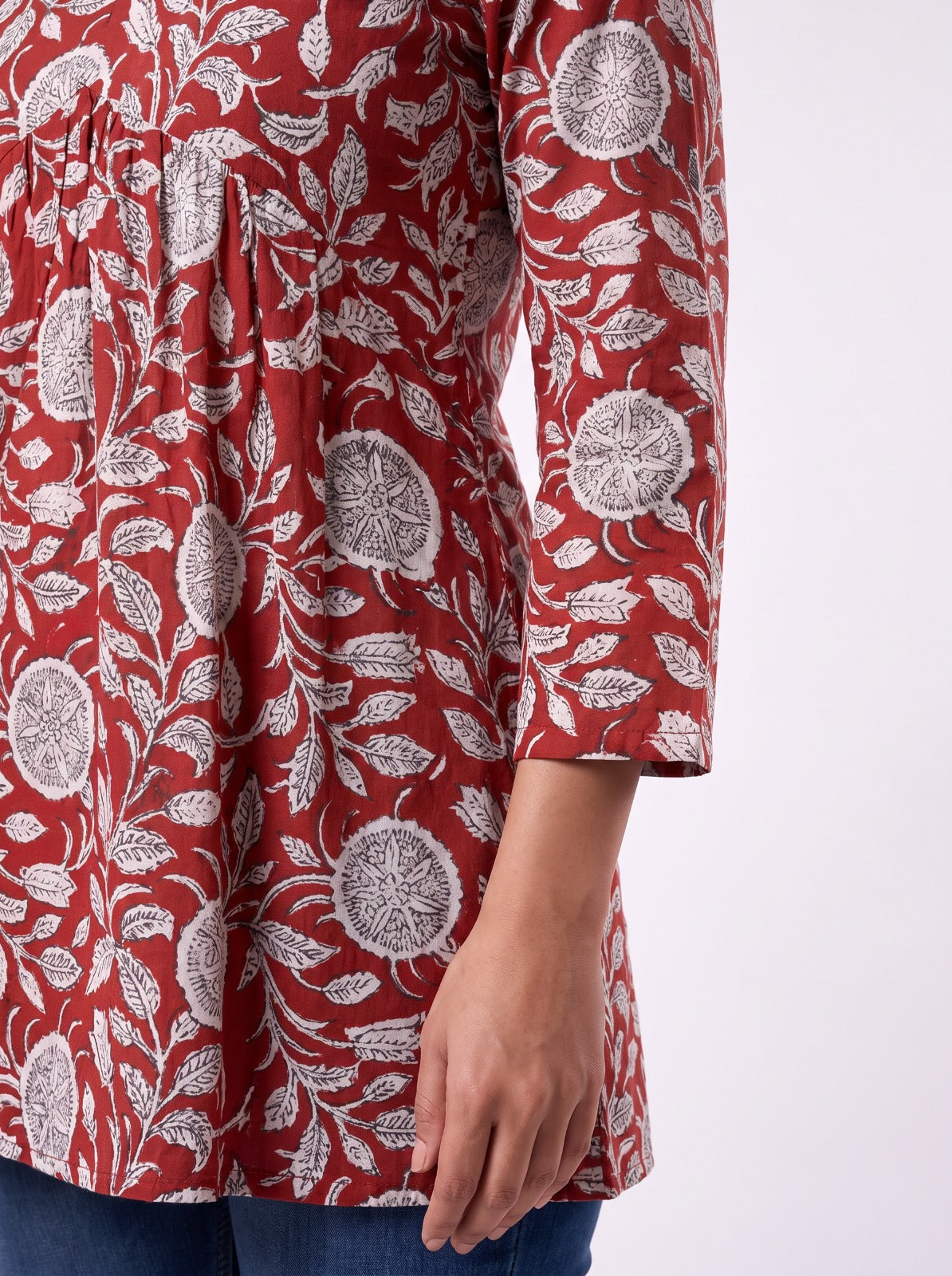 Classic Red Tunic Top