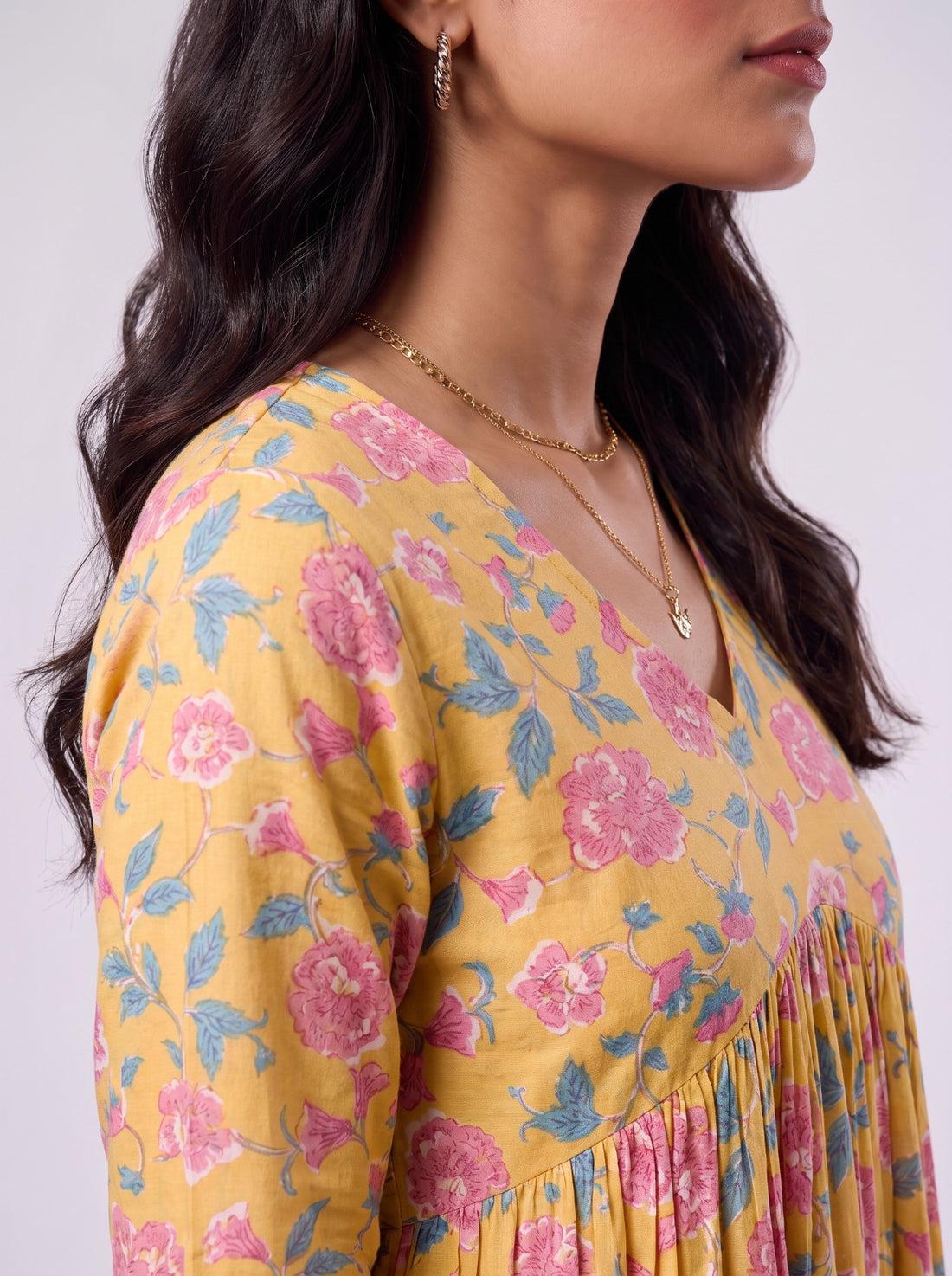 Gulabi Sunburst Tunic Top