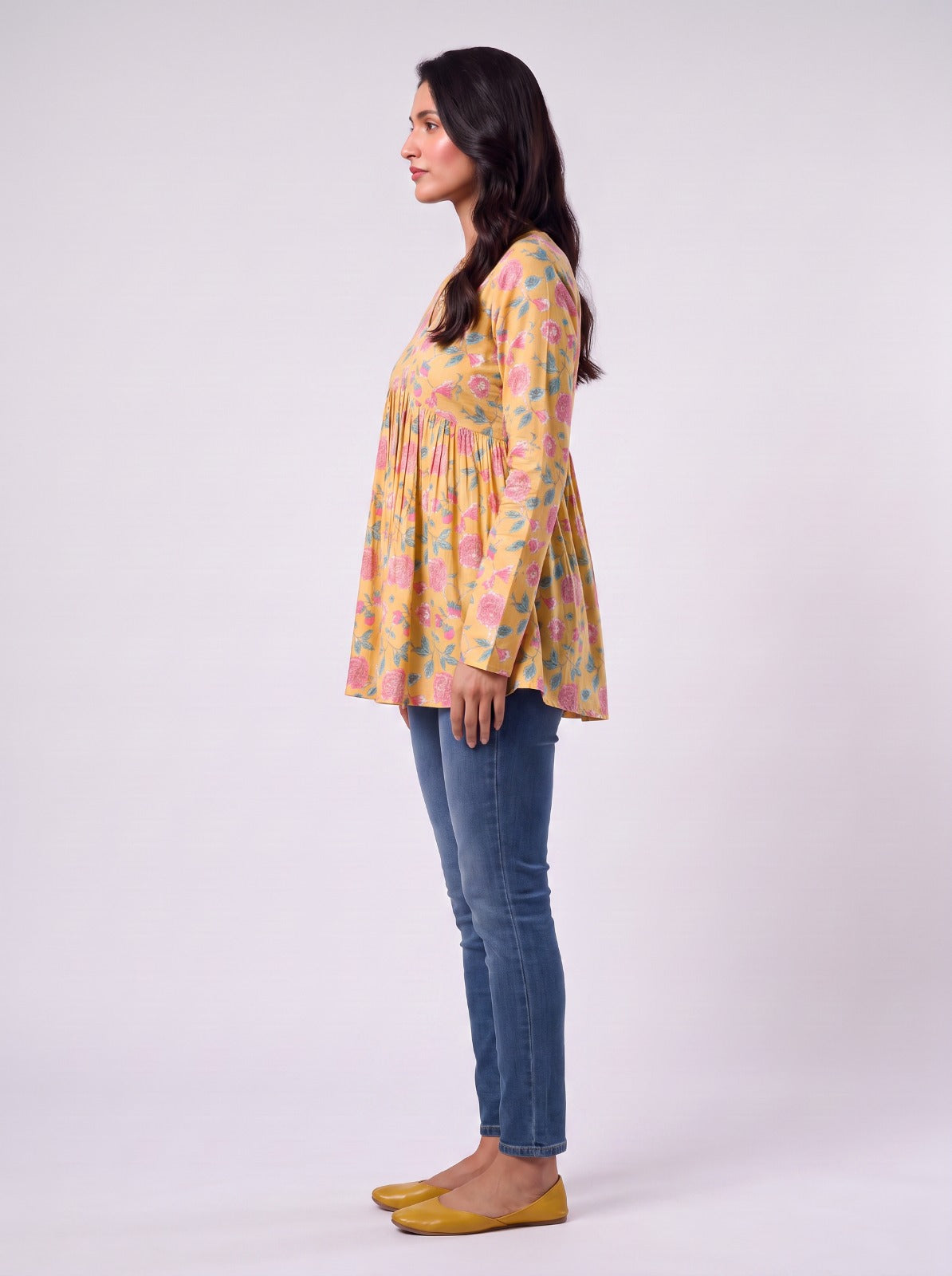 Gulabi Sunburst Tunic Top