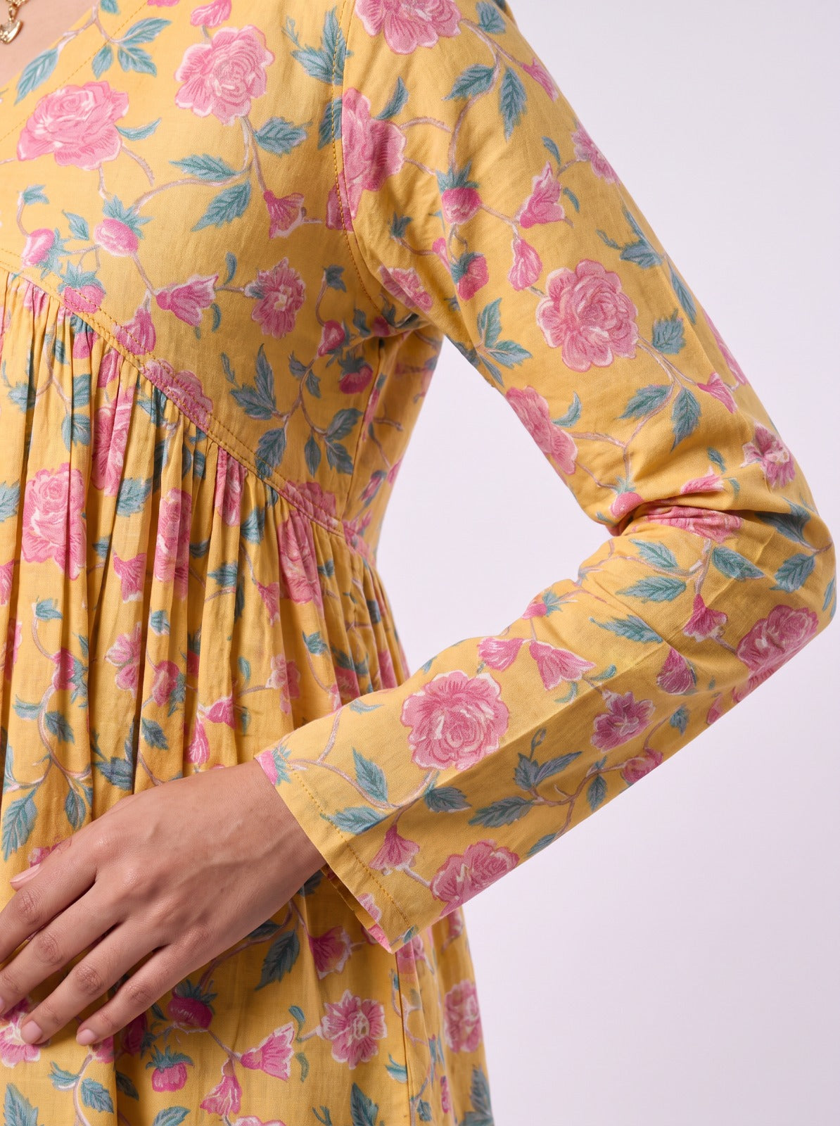 Gulabi Sunburst Tunic Top