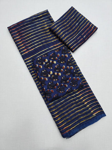 Neel Tara Modal Silk Unstitched Suit