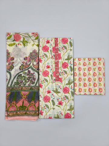 Jaipur Gulab Cotton Unstitched Suit