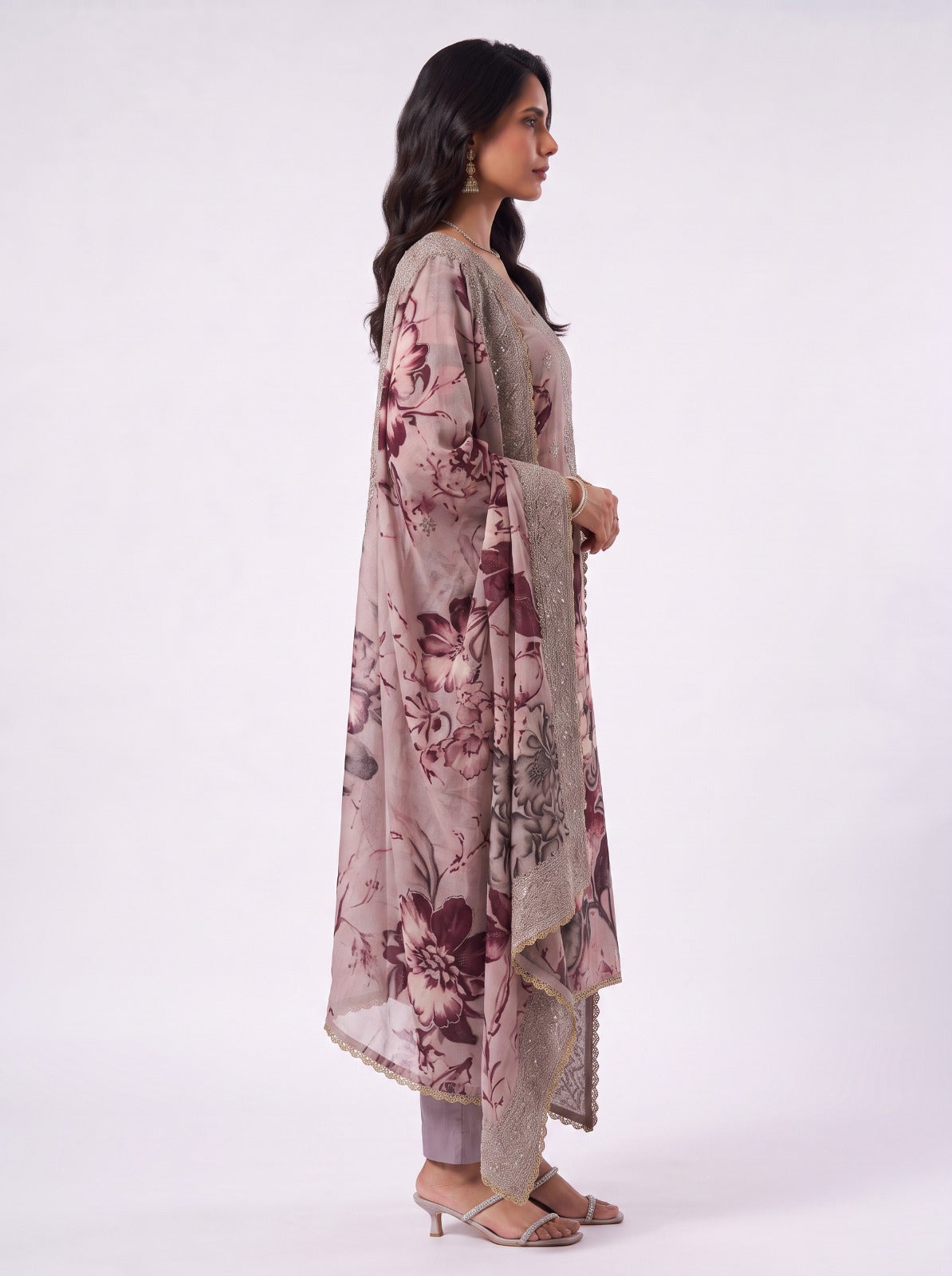 Aurelia Rose Mul Chanderi Unstitched Suit