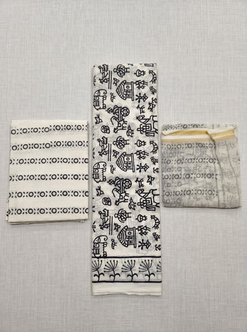 MRIDULA WEAVE UNSTITCHED COTTON DRESS MATERIAL