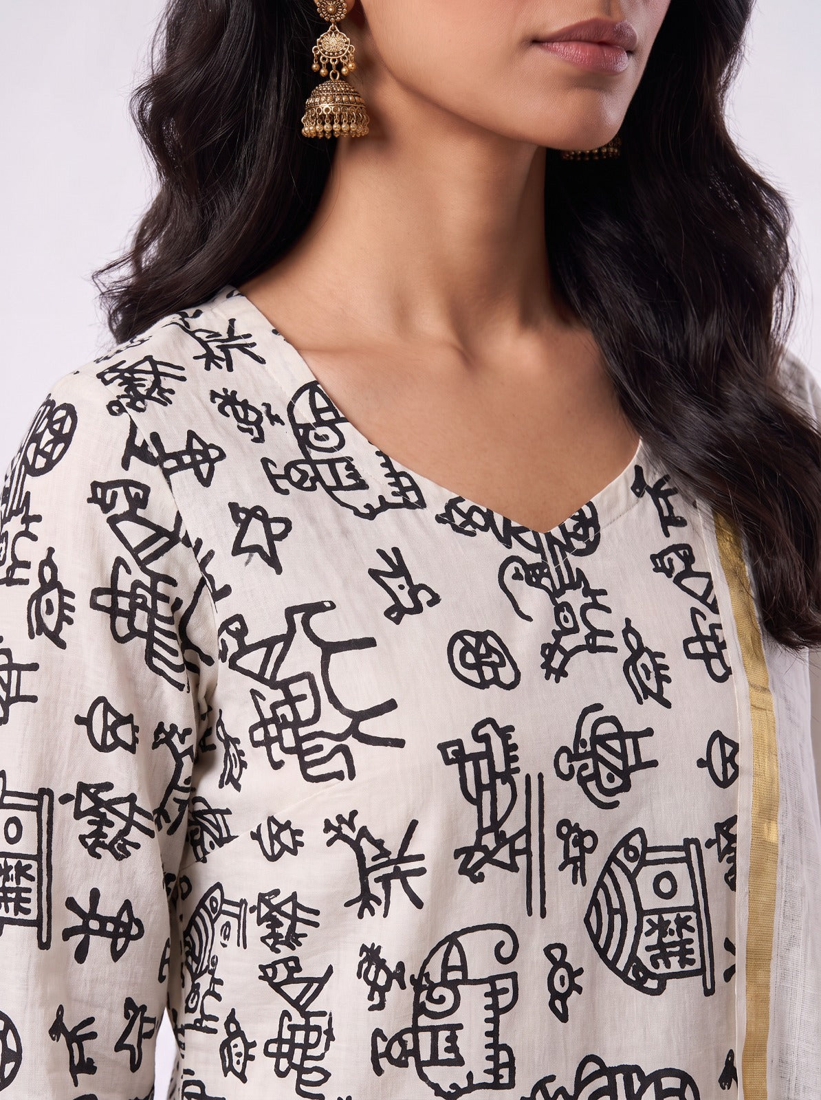 MRIDULA WEAVE UNSTITCHED COTTON DRESS MATERIAL