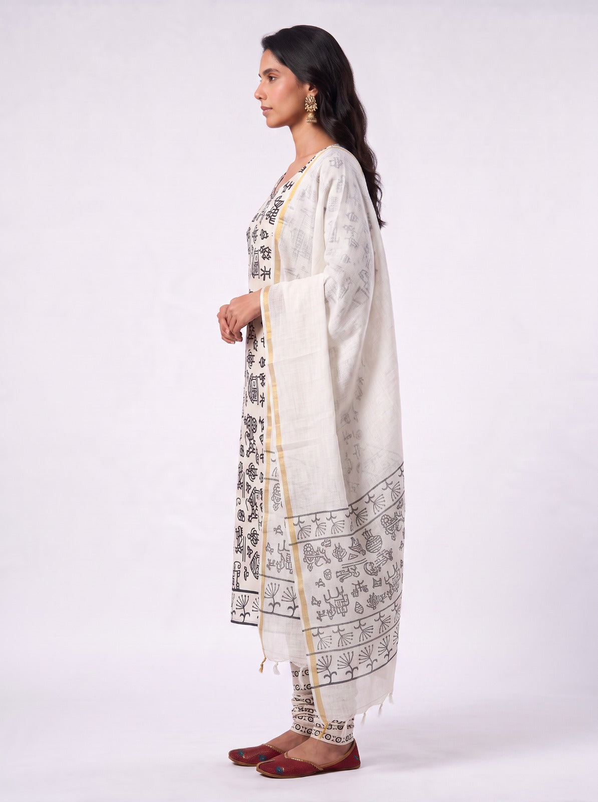 MRIDULA WEAVE UNSTITCHED COTTON DRESS MATERIAL