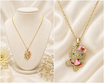 ROSY KITTY NECKLACE
