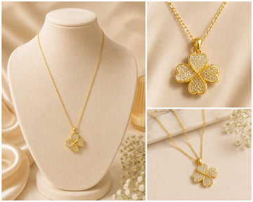 TWISTED FLOWER NECKLACE