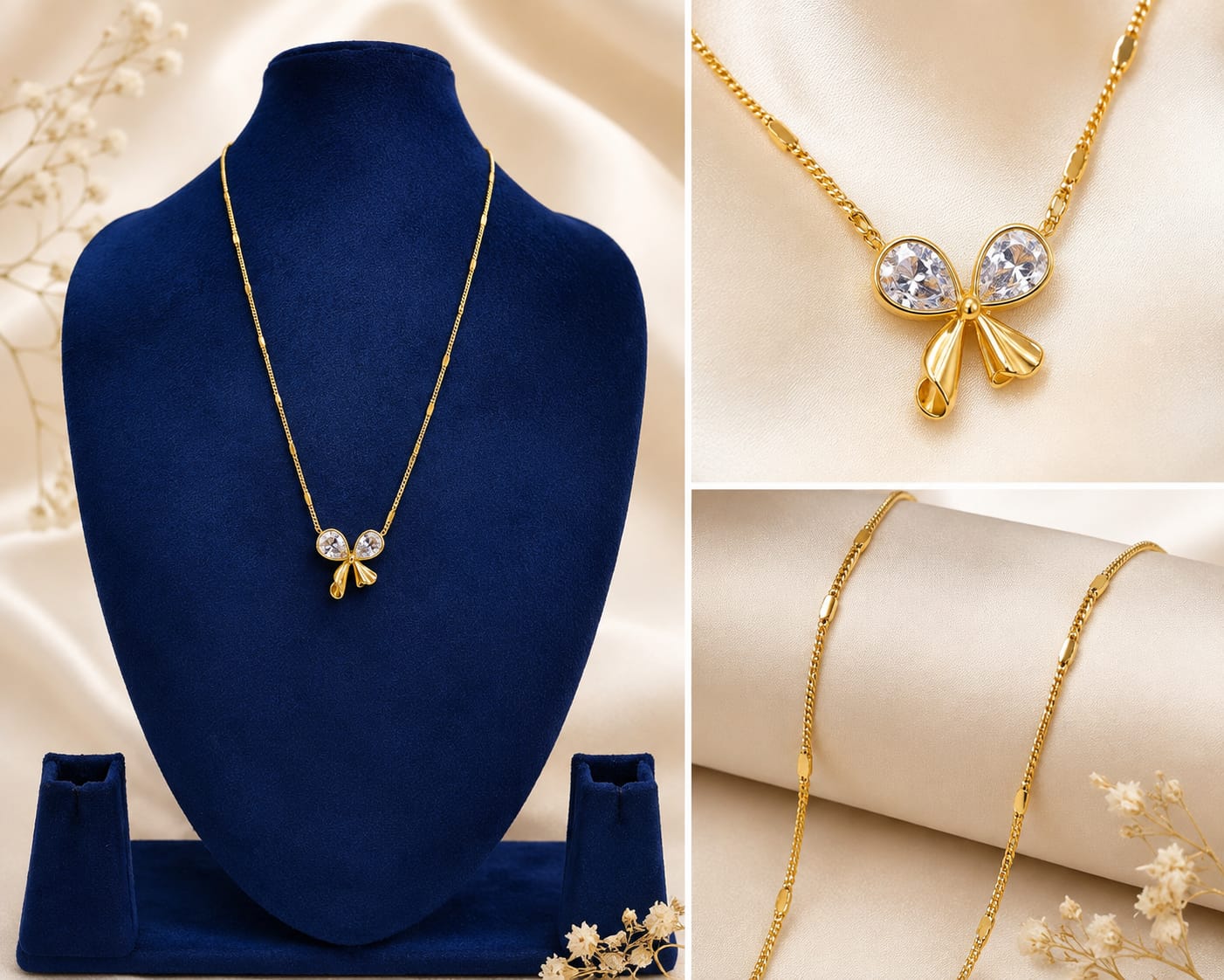 CRYSTAL WINGS NECKLACE