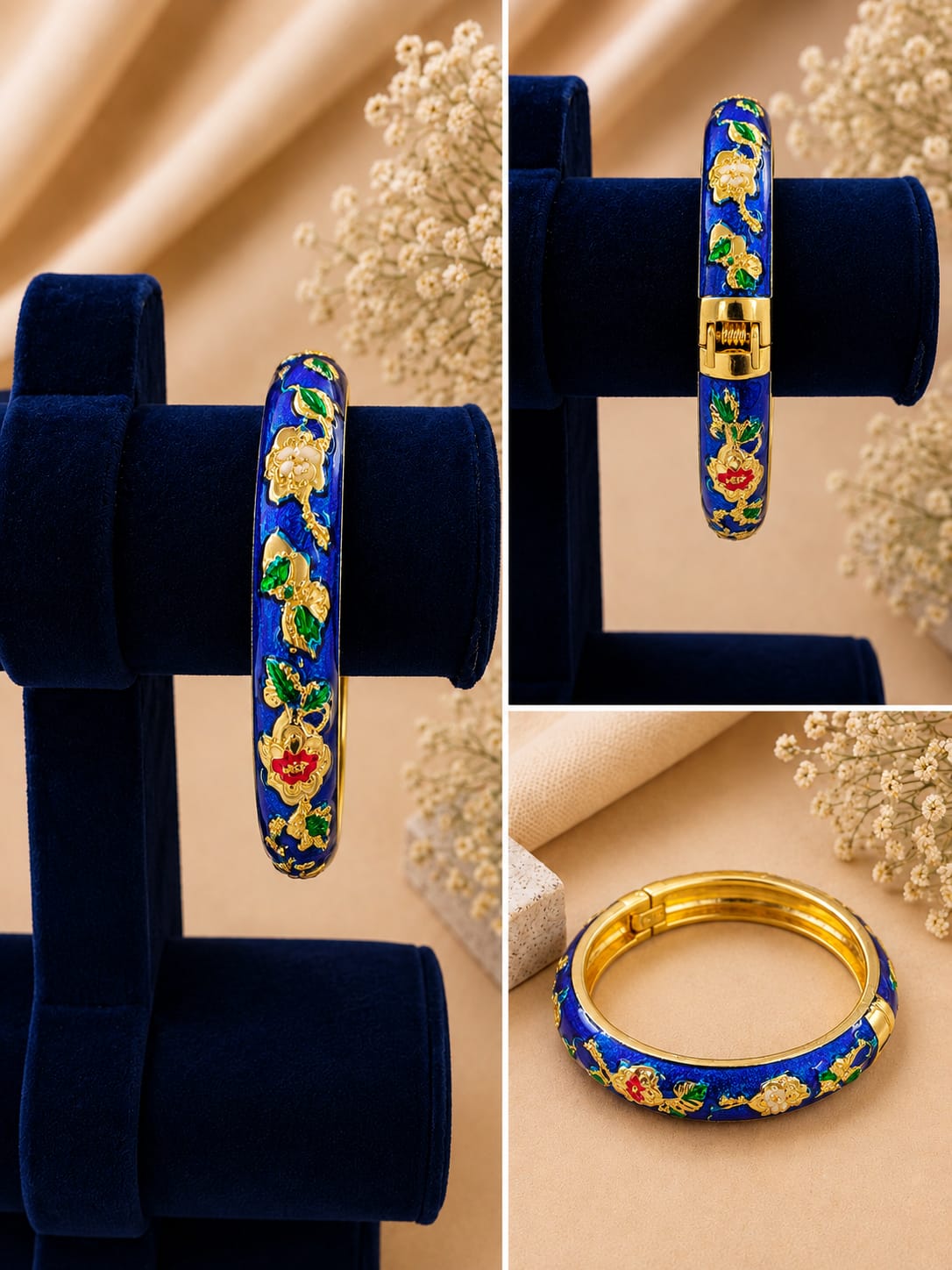 ELECTRIC BLUE CUFF BANGLE