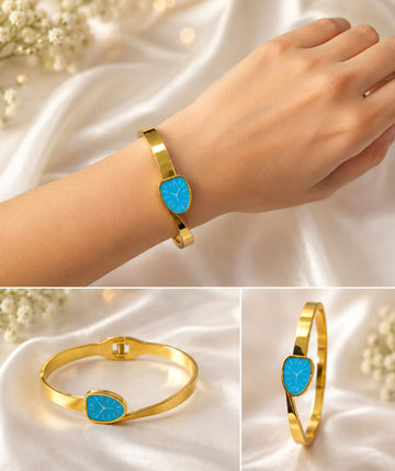 BLUE WATCH CUFF BANGLE